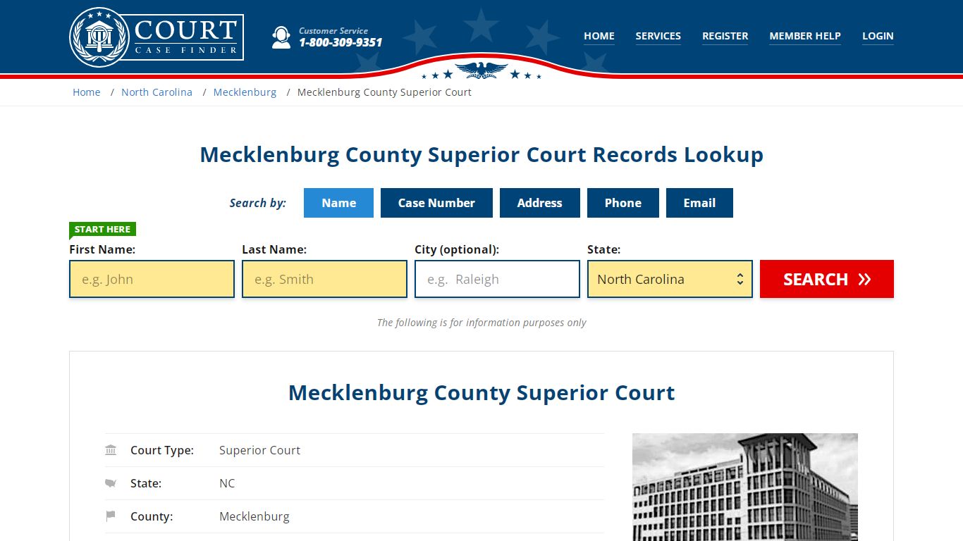 Mecklenburg County Superior Court Records Lookup